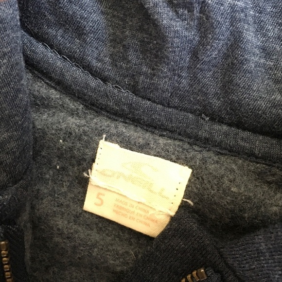 O'Neill Kids Dark Blue Hooded Jean Jacket - Picture 2 of 7